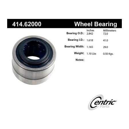 Centric C-Tek Standard Axle Shaft Repair Bearing, C-Tek 414.62000E
